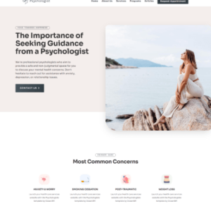 psychologist-health-services-business-wordpress-template-elementor